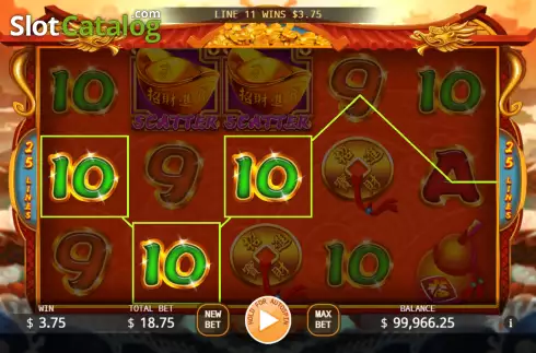 Οθόνη3. Golden Fish (KA Gaming) Κουλοχέρης