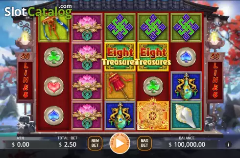 Οθόνη2. Eight Treasures Κουλοχέρης