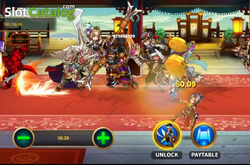 Οθόνη5. Romance of the Three Kingdoms (KA Gaming) Κουλοχέρης 