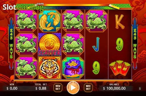 Οθόνη2. Treasure Tiger Κουλοχέρης