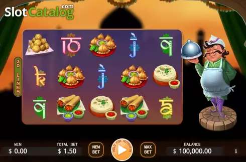 Οθόνη2. Happy Indian Chef Κουλοχέρης