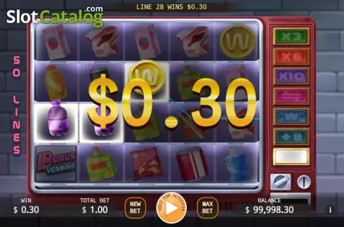 Οθόνη4. Bonus Vending Κουλοχέρης 