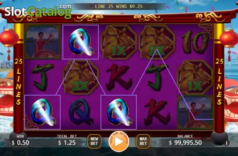 Οθόνη3. Dragon Boat 2 Lock 2 Spin Κουλοχέρης
