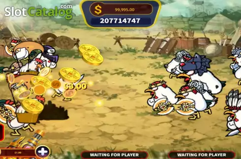 Οθόνη5. Iron Chicken Hunter Κουλοχέρης