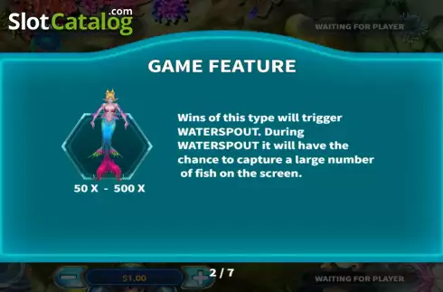 Οθόνη7. Mermaid World Κουλοχέρης