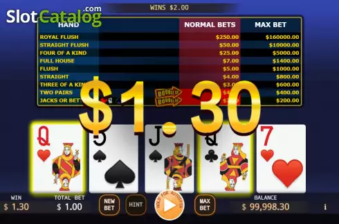 Οθόνη6. Lucky Video Poker Κουλοχέρης