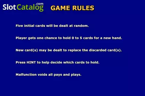 Οθόνη6. Bonus Poker (KA Gaming) Κουλοχέρης