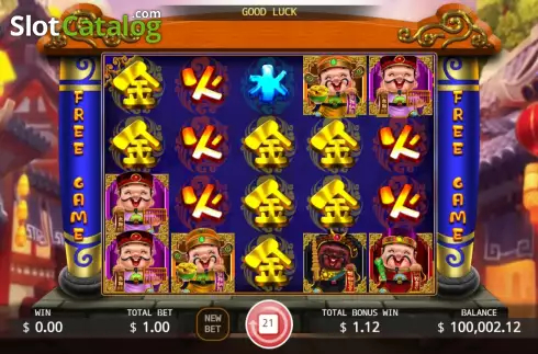 Οθόνη6. Five Fortune Gods Κουλοχέρης