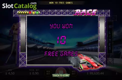 Οθόνη6. Lady Racer Κουλοχέρης 