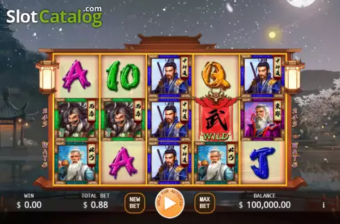 Οθόνη2. Master of Wulin Lock 2 Spin Κουλοχέρης