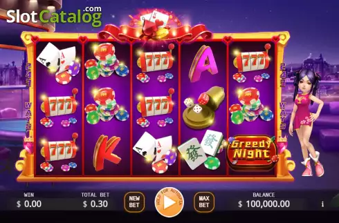 Οθόνη2. Greedy Night Κουλοχέρης