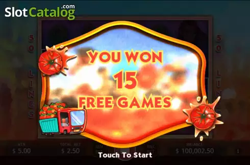 Οθόνη5. La Tomatina (KA Gaming) Κουλοχέρης