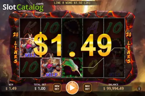 Οθόνη3. Monkey King (KA Gaming) Κουλοχέρης