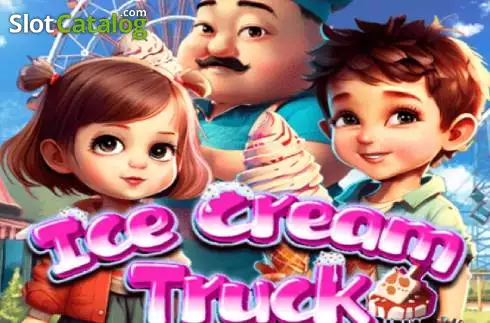 Ice Cream Truck Λογότυπο Ice Cream Truck Λογότυπο