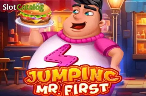 Jumping Mr. First Λογότυπο Jumping Mr. First Λογότυπο