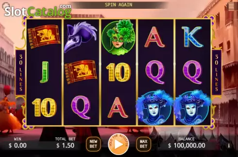 Οθόνη2. Carnival of Venice (KA Gaming) Κουλοχέρης