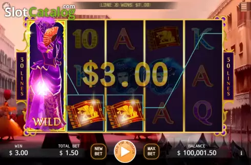 Οθόνη3. Carnival of Venice (KA Gaming) Κουλοχέρης