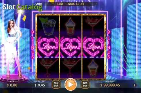 Οθόνη3. Party Girl Deluxe Lock 2 Spin Κουλοχέρης 