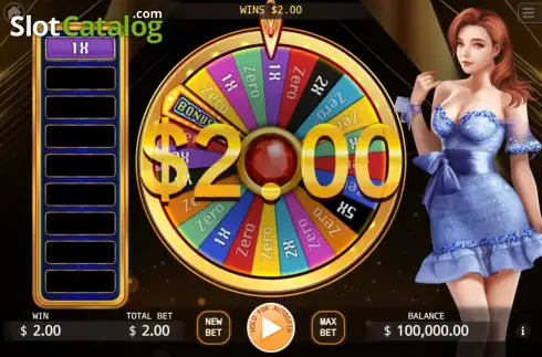 Οθόνη3. Million Lucky Wheel Κουλοχέρης