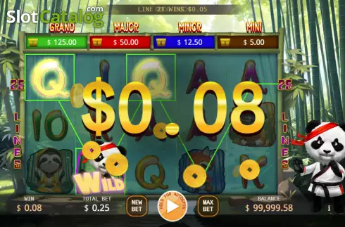 Οθόνη3. Kick Cash Panda Κουλοχέρης