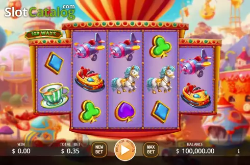 Οθόνη2. Fortune Funland Κουλοχέρης 