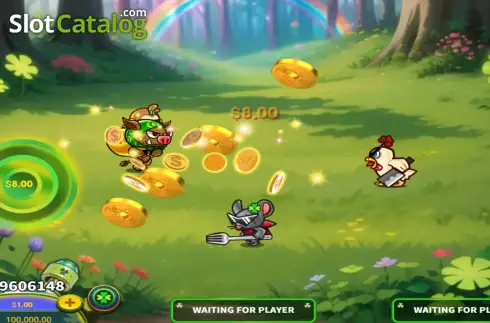 Οθόνη3. Leprechaun and Animals Κουλοχέρης