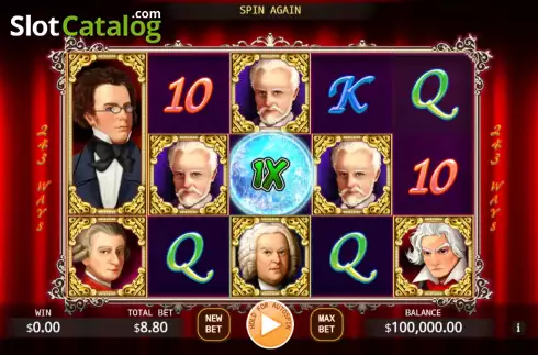 Οθόνη2. Symphony Fantasia Lock 2 Spin Κουλοχέρης