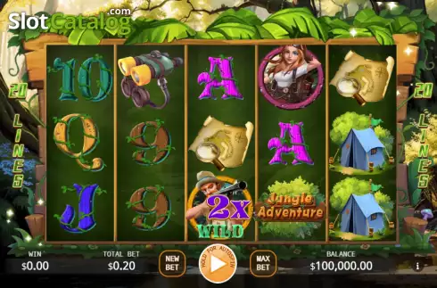 Οθόνη2. Jungle Adventure (KA Gaming) Κουλοχέρης