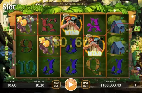 Οθόνη3. Jungle Adventure (KA Gaming) Κουλοχέρης