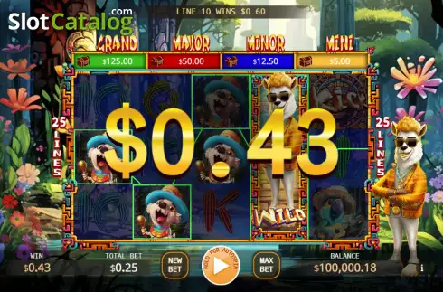 Οθόνη3. Kick Cash Llama Κουλοχέρης