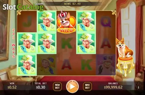 Οθόνη3. Queen's Corgi Κουλοχέρης 