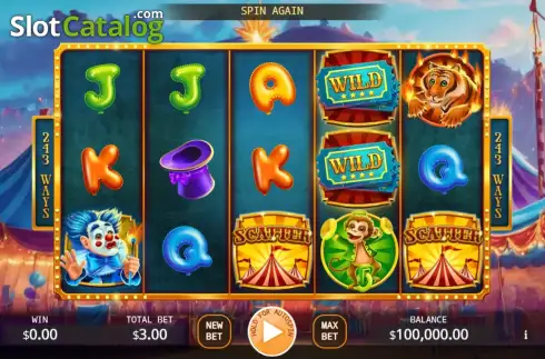 Οθόνη2. Fantasy Circus Κουλοχέρης