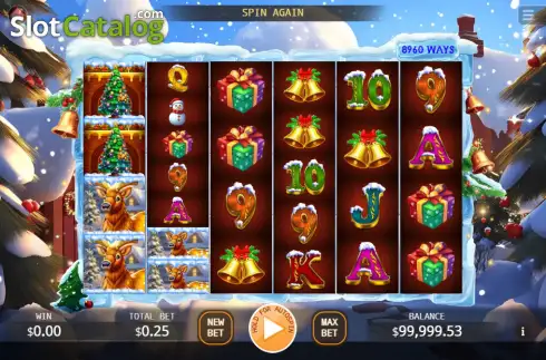 Οθόνη2. Wild Christmas Fusion Reels Κουλοχέρης