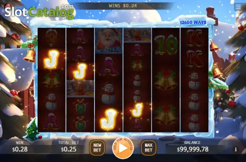 Οθόνη3. Wild Christmas Fusion Reels Κουλοχέρης
