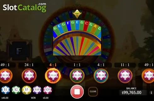 Οθόνη3. Golden Wheel (KA Gaming) Κουλοχέρης 