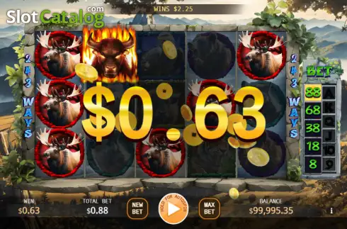 Οθόνη3. Blazing Buffalo Κουλοχέρης