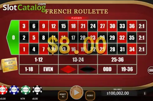 Οθόνη3. French Roulette (KA Gaming) Κουλοχέρης