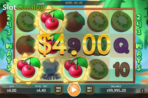Οθόνη3. Sunny Fruits Lock 2 Spin Κουλοχέρης