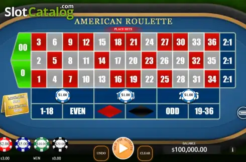 Οθόνη2. American Roulette (KA Gaming) Κουλοχέρης