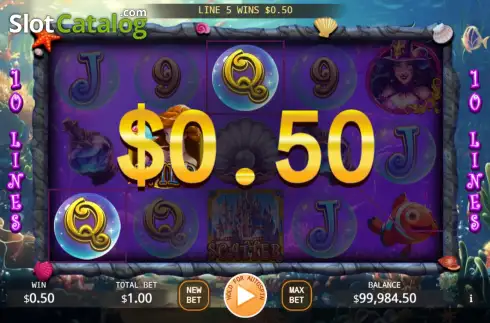 Οθόνη3. Mermaid Princess (KA Gaming) Κουλοχέρης 