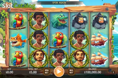 Οθόνη2. Desert Island Adventure Lock 2 Spin Κουλοχέρης 