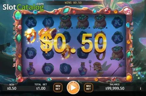 Οθόνη3. Elf Treasure Lock 2 Spin Κουλοχέρης