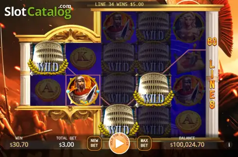 Οθόνη3. Caesar (KA Gaming) Κουλοχέρης