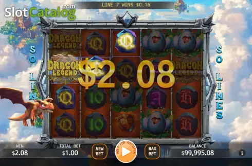 Οθόνη3. Dragon Legend (KA Gaming) Κουλοχέρης