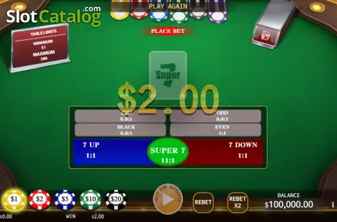 Οθόνη3. Super 7 (KA Gaming) Κουλοχέρης