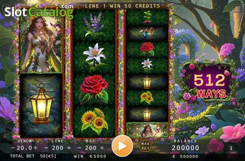 Οθόνη2. Divine Garden Fusion Reels Κουλοχέρης