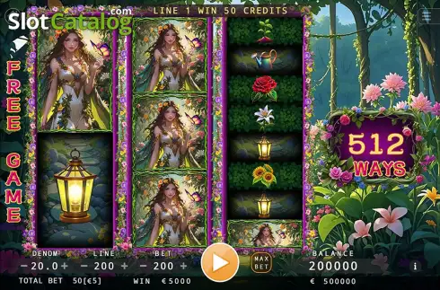Οθόνη3. Divine Garden Fusion Reels Κουλοχέρης