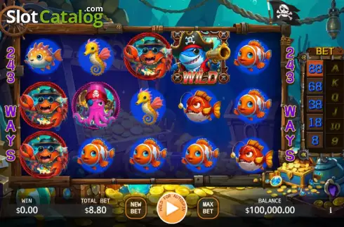 Οθόνη2. Shark Treasure Κουλοχέρης