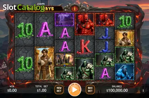 Οθόνη2. Barbarian Giants Fusion Reels Κουλοχέρης