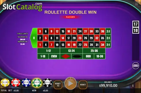 Οθόνη2. Roulette Double Win Κουλοχέρης 